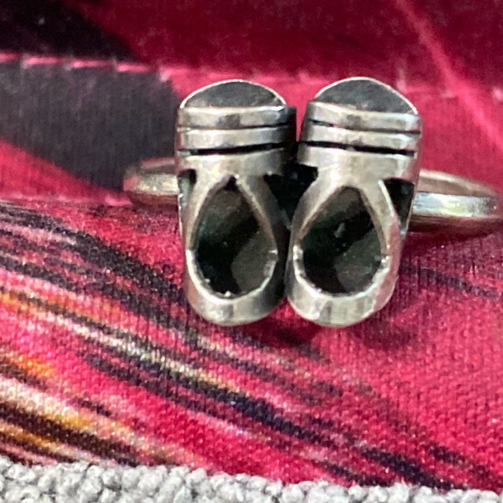 Sterling silver sandal ring